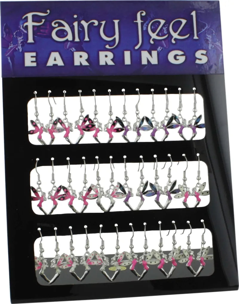 Fairy Feel Drop Earing Disp X 18 (Pack of 18)