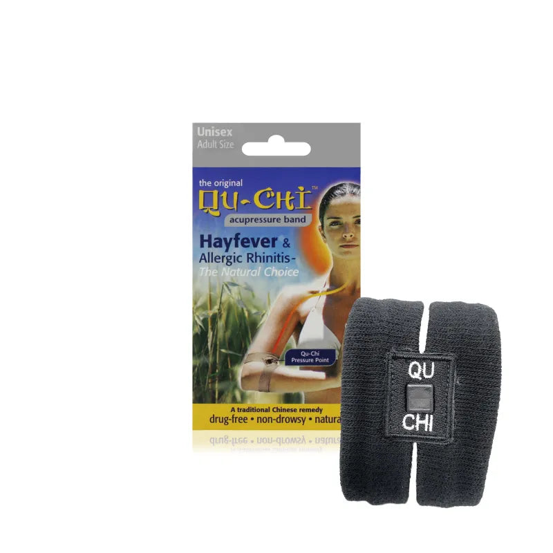 Adult Qu-Chi Hay Fever Bands Grey (Pack of 3)