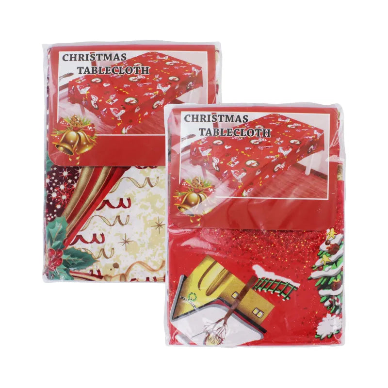 Md4655 Xmas Tablecloth 150Cmx180Cm (Pack of 6)