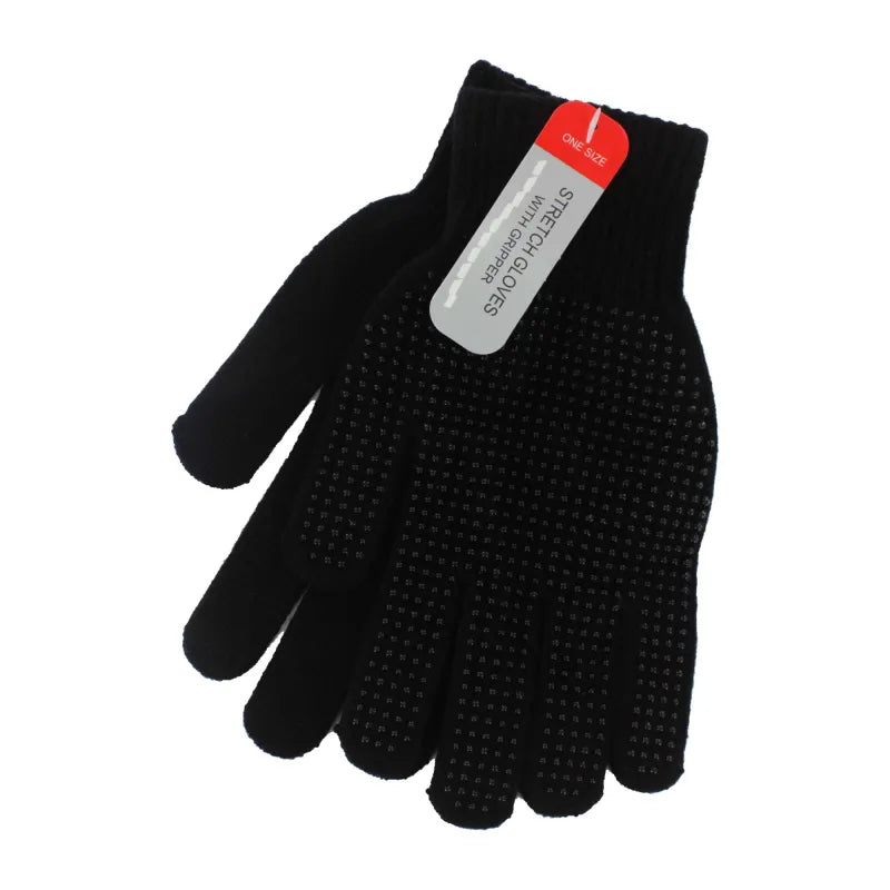 Adult Stretch Gloves With Gripper Dots (Pack of 6)