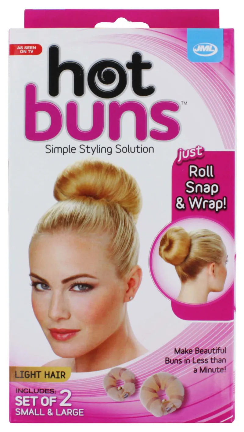 Hot Buns Set Light Hair (Pack of 3)