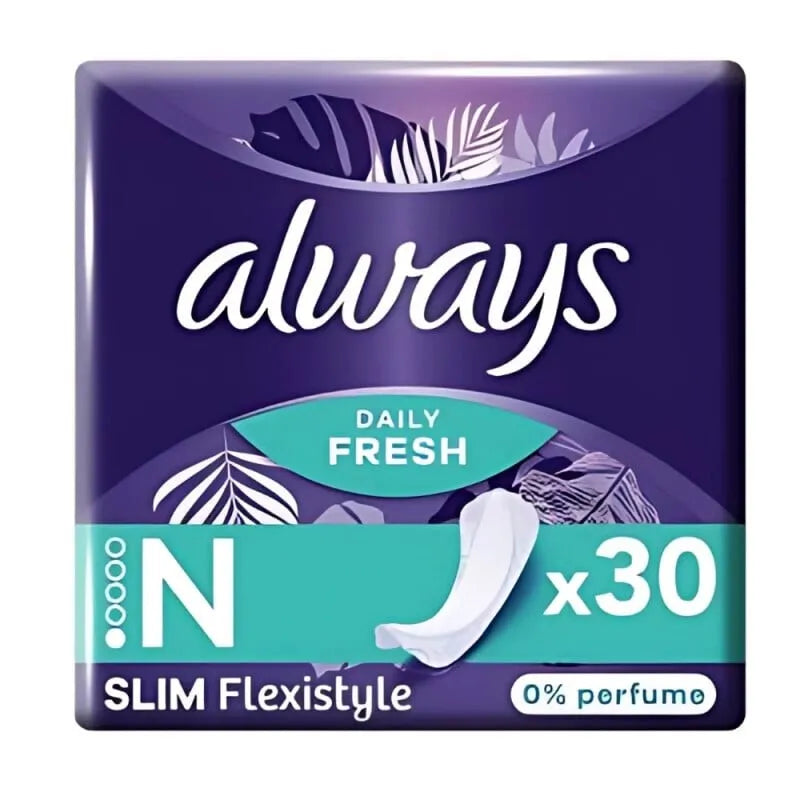 Always Dailies Flexistyle 30S Slim Non Scented (Pack of 6)