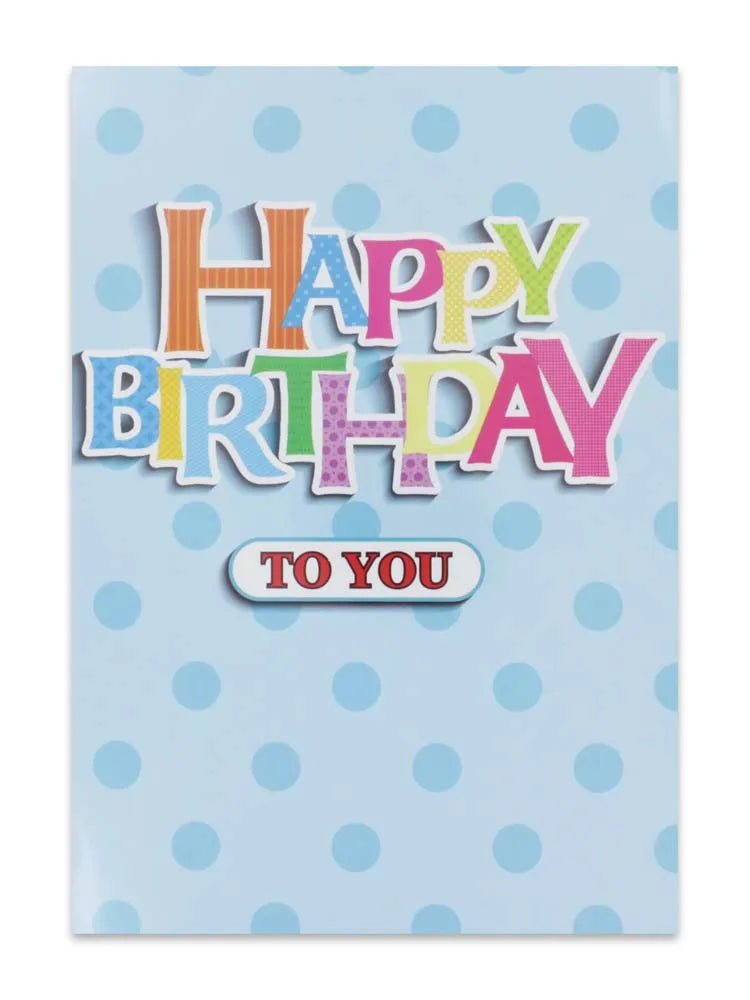 Cards Open Male (No.16) Birthday (Pack of 12)