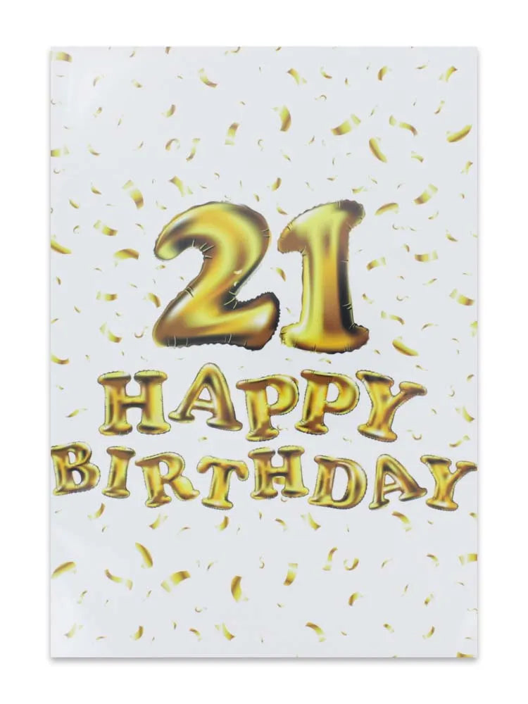 Cards 21St Birthday (No.50) (Pack of 12)