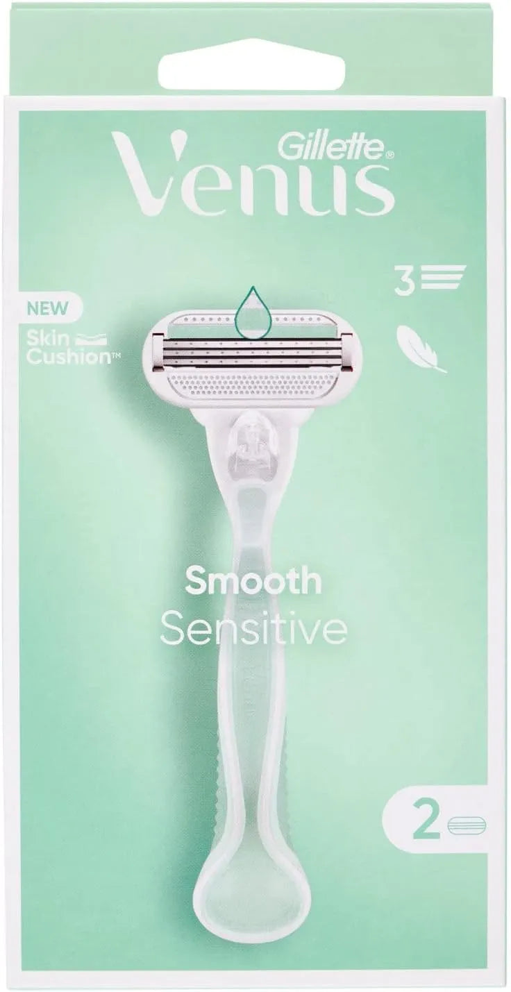 Gillette Venus 3 Smooth Sensitive Razor 2Up (Pack of 6)