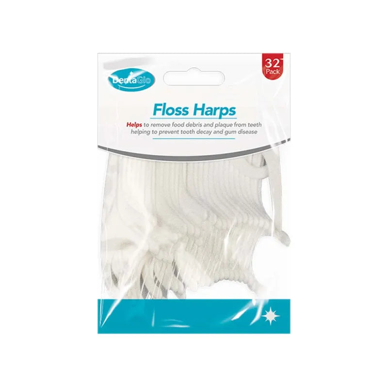 Per4972 Denta Glo 32 Floss Harps (Pack of 12)
