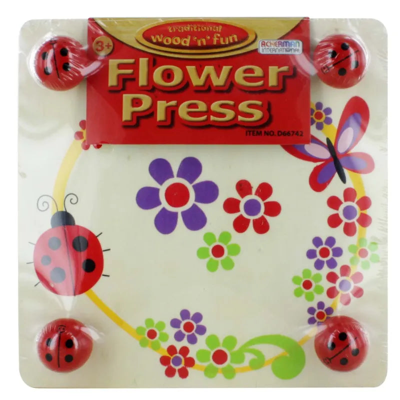 D66742 Wooden Flower Press (Pack of 6)
