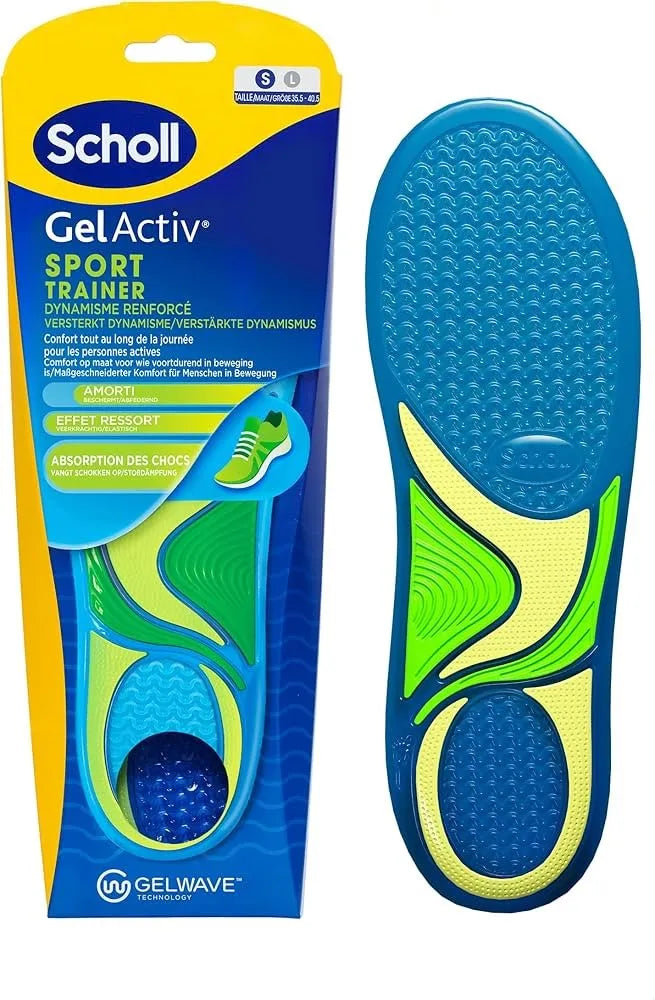 Scholl Gel Active Insoles Lge (Pack of 4)
