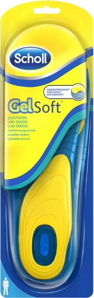 Scholl Gel Soft Insoles Lge (Pack of 4)