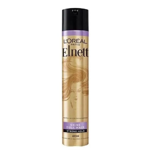 Elnett Hairspray Strong Hold Shine Dull 400ML (Pack of 6)