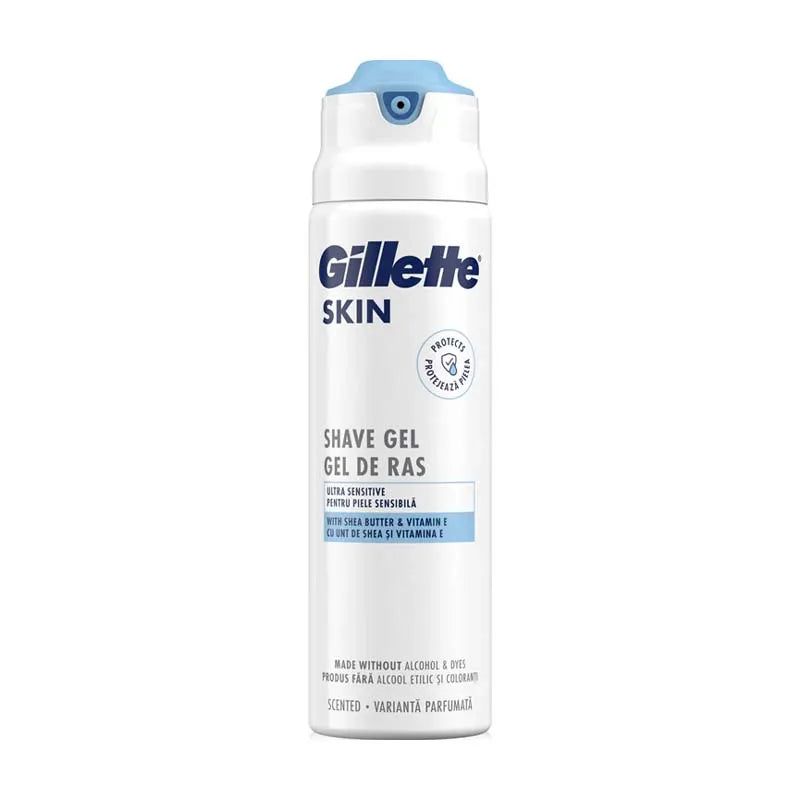 Gillette Skin Ultra Sensitive Shave Gel 200ML (Pack of 6)