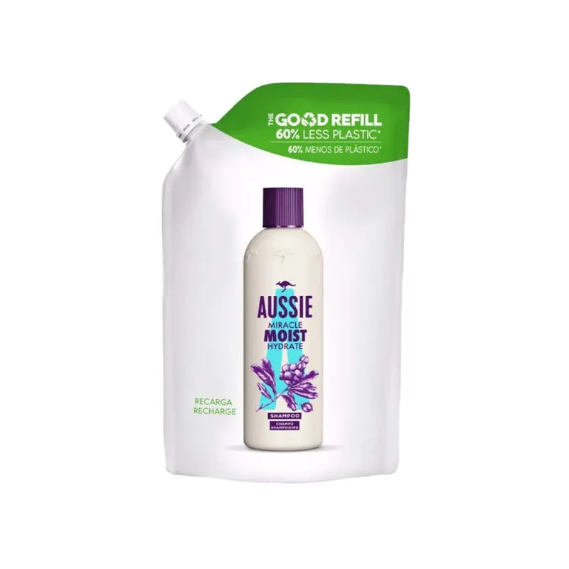 Aussie 480ML Shampoo Refill Miracle Moist (Pack of 6)