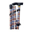 Tartan Folding Walking Stick - sold individually