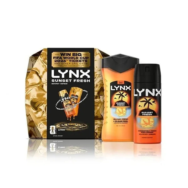 Lynx Sunset Fresh Deo & Gel Set X5 (Pack of 5)