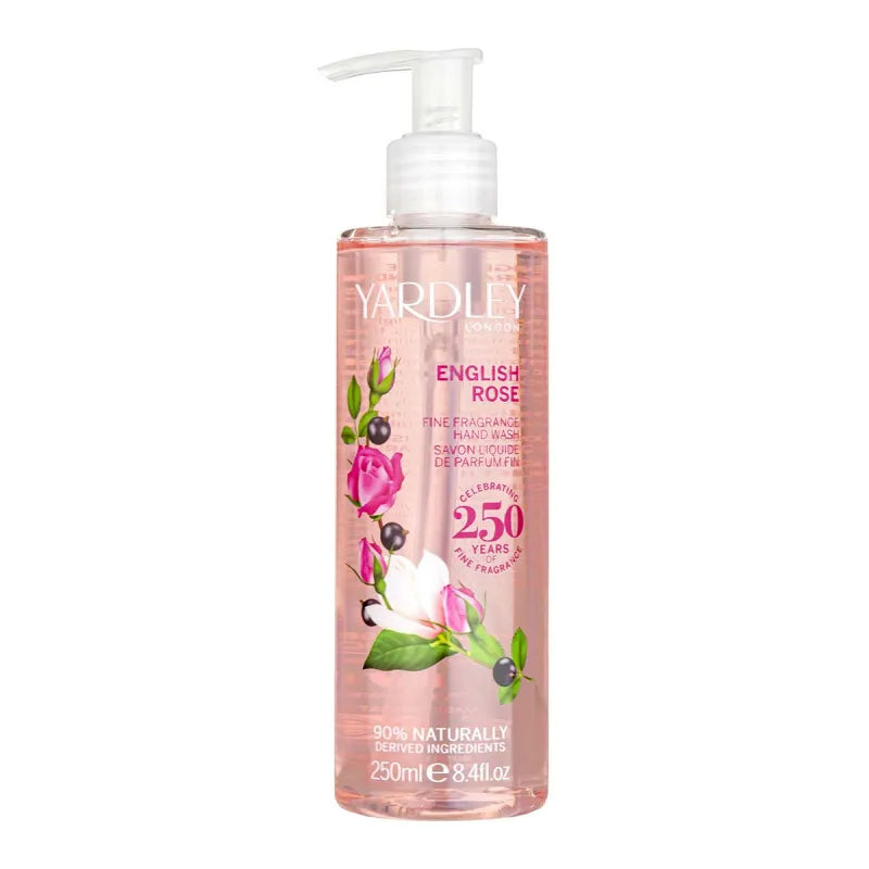 Yardley English Rose Hand Wash Soap 250ML (Pack of 6)