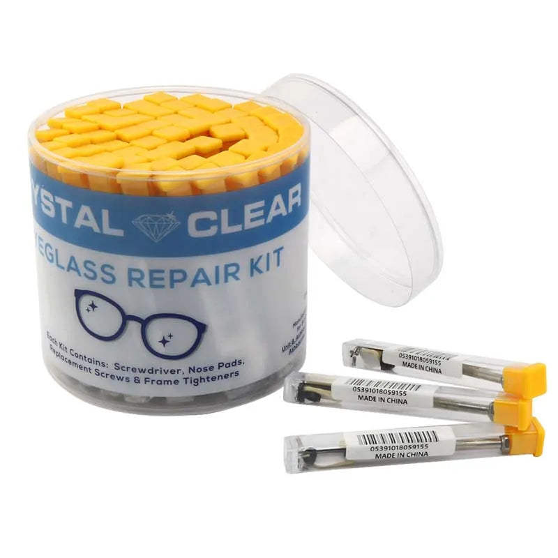 Crystal Clear Tub Eyeglass Repair Kit X 60 (Pack of 60)