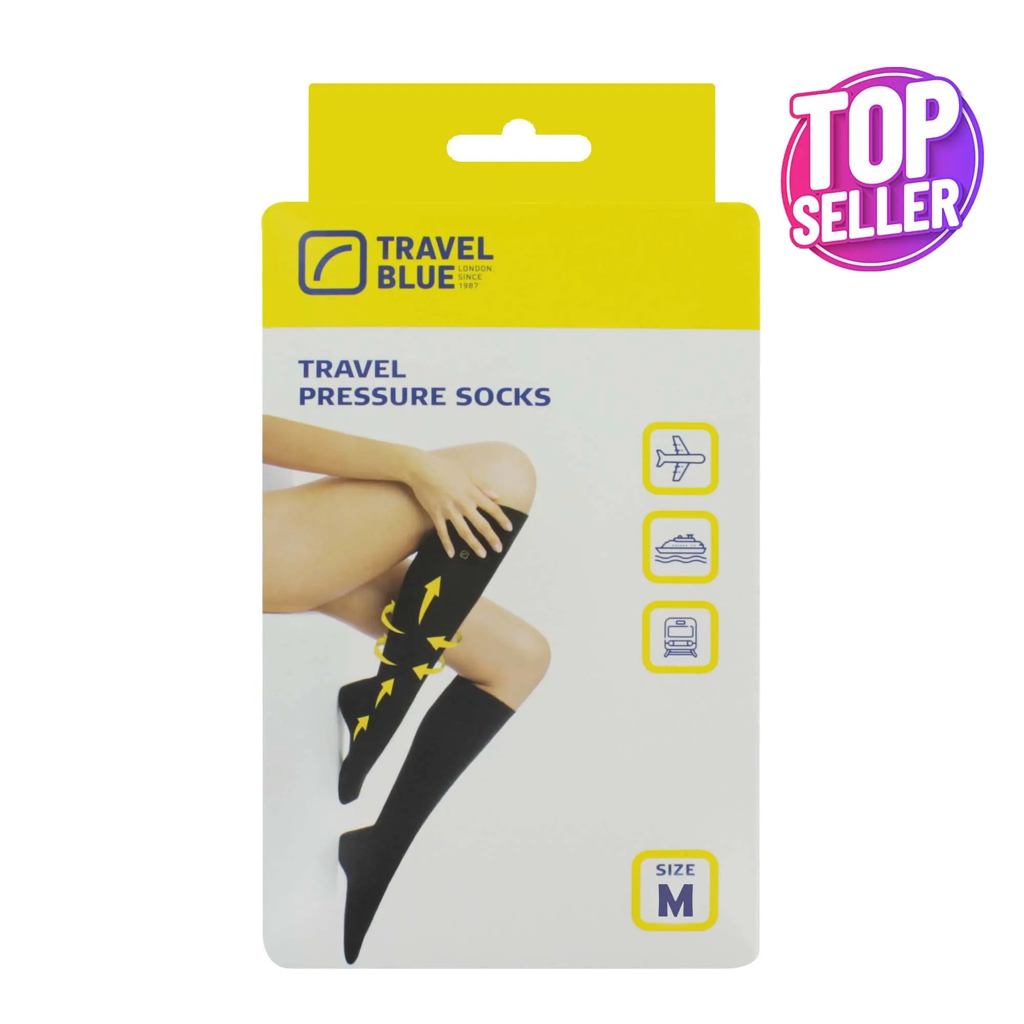 Travel Blue Travel Socks Medium 791 (Pack of 3)