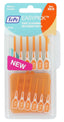TePe EasyPick interdental pick XS/S orange flexible rubber tip carton of 10