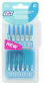 TePe EasyPick interdental pick M/L blue flexible rubber tip carton of 10