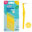 TePe Angle interdental brush yellow 0.7mm angled neck pack of 12