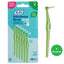 TePe Angle interdental brush green 0.8mm angled neck pack of 12