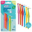TePe Angle interdental brushes mixed pack assorted sizes angled neck pack of 12