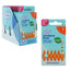 TePe orange 0.45mm interdental brushes 6-pack carton of 10