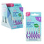 TePe purple 1.1mm interdental brushes 6-pack carton of 10