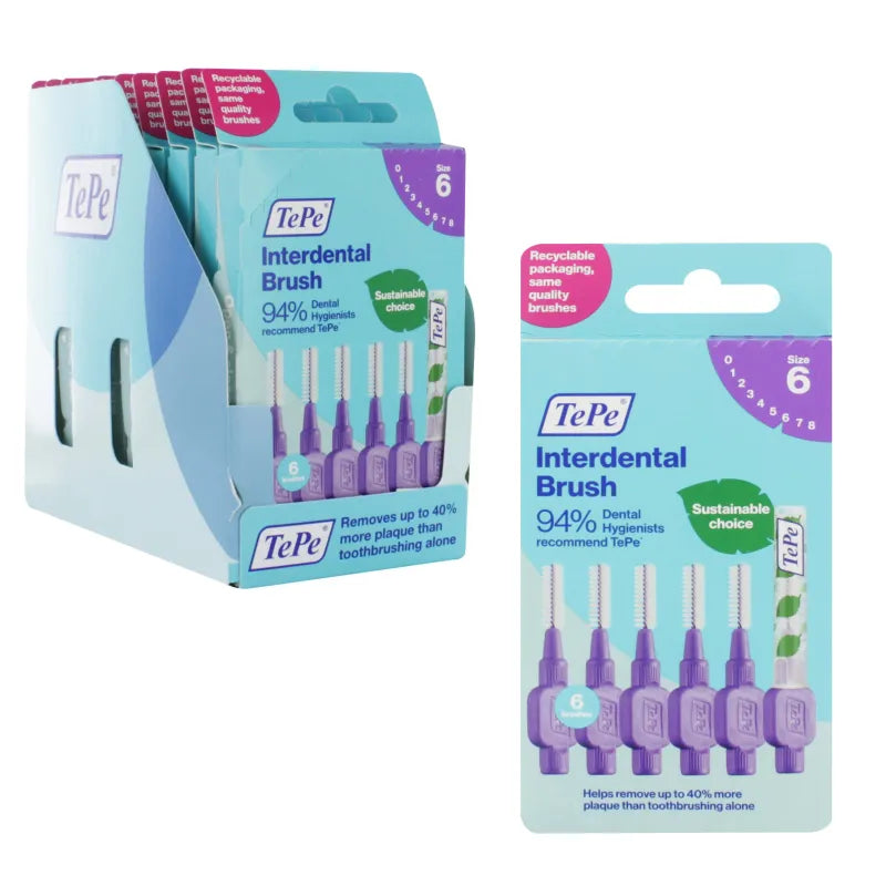 Tepe Idb 6 Pack Purple Carton Pack X 10 (Pack of 10)