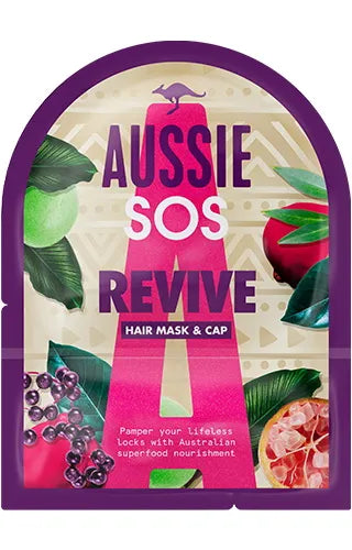 Aussie Sos Revive Hair Mask & Cap (Pack of 10)