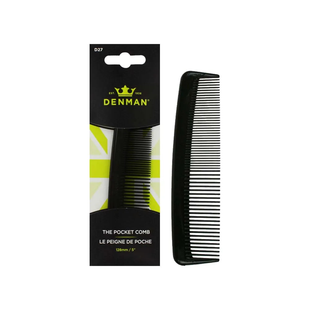 Denman D27 Gents Pocket Comb (Pack of 6)
