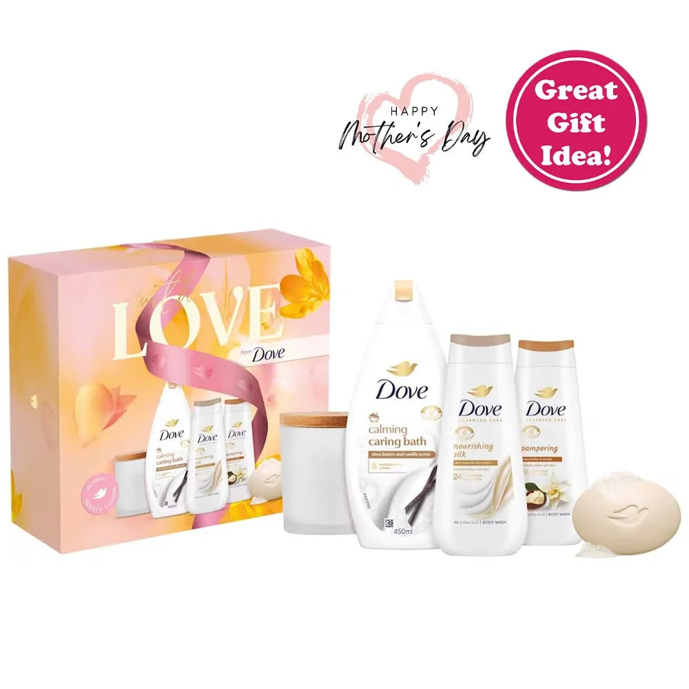 Dove With Love Pampering Complete Collection With Candle X 4 (Pack of 4)