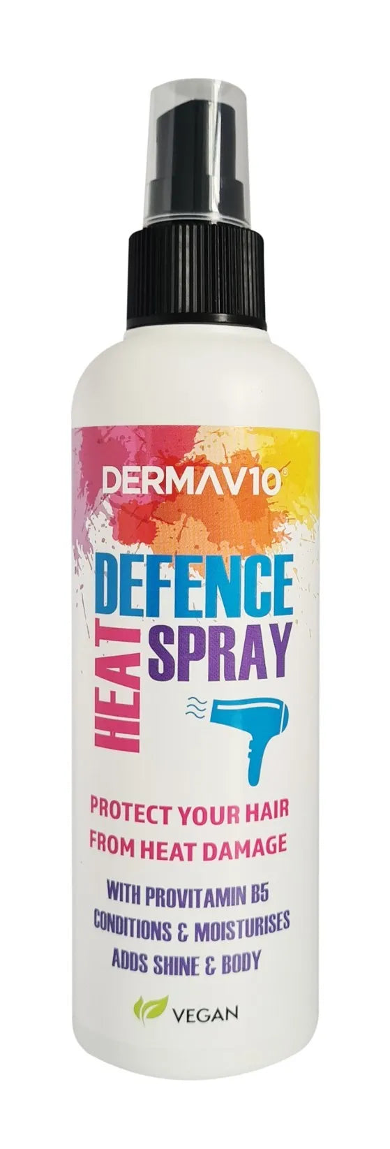 Derma V10 Defense Heat Spray 200ML (Pack of 6)