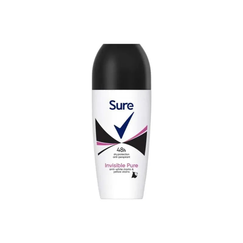 Sure Pure Invisible Roll On Ladies Deodorant 50ML (Pack of 6)
