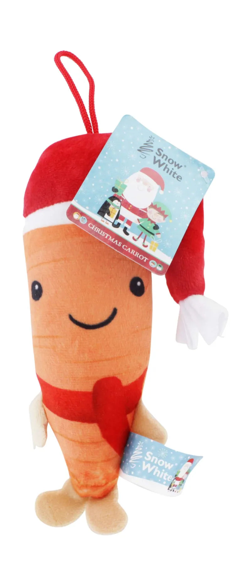 Xmas Carrot Cuddly 16Cm (Pack of 12)
