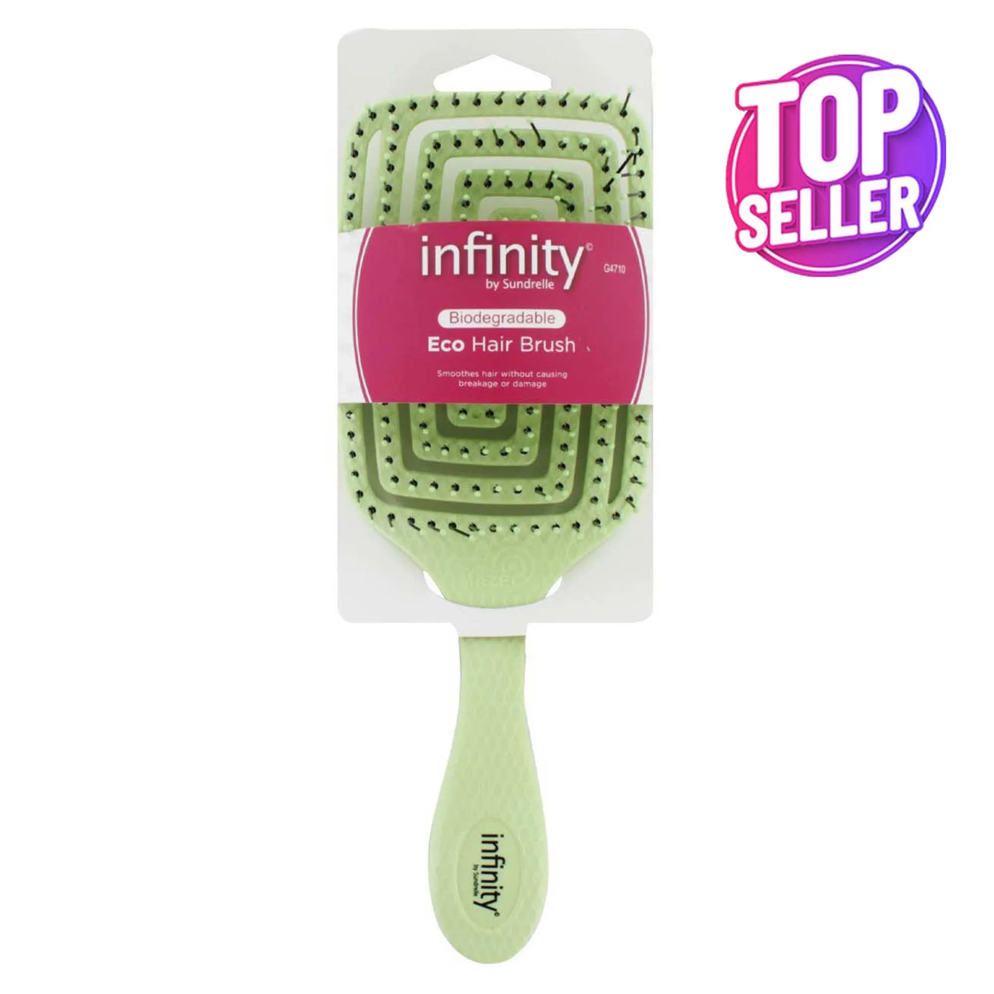Biodegradable Hairbrush Large Curved Vent Brush (Pack of 6)