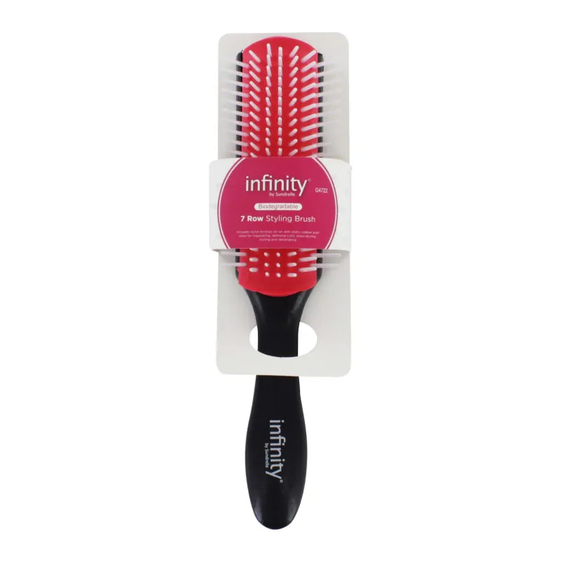 Biodegradable 7 Row Rubber Brush (Pack of 6)