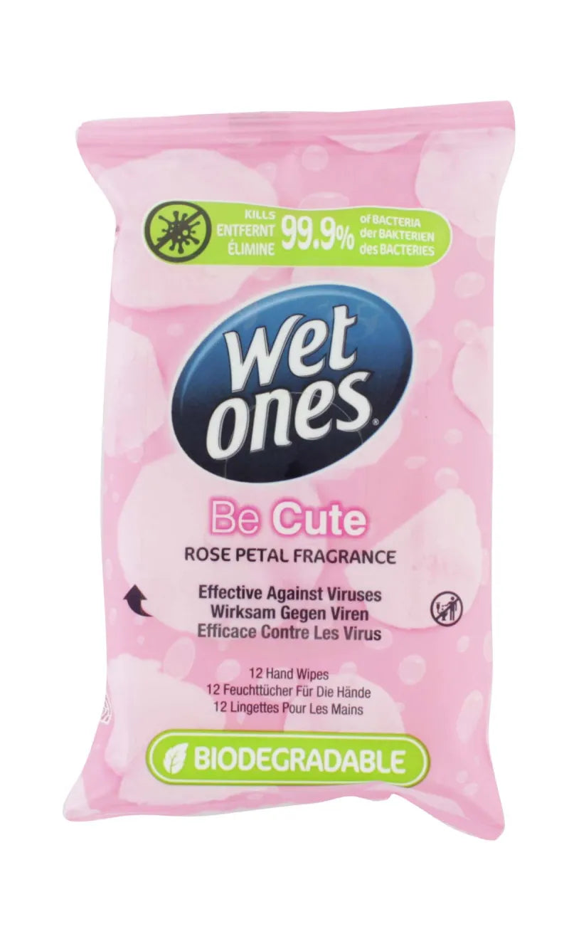 Jeyes Wet Ones Be Cute Pink (Pack of 12)