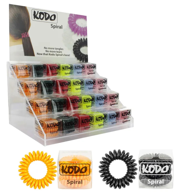 Kodo 3S Hair Spiral Display X36 (Pack of 36)