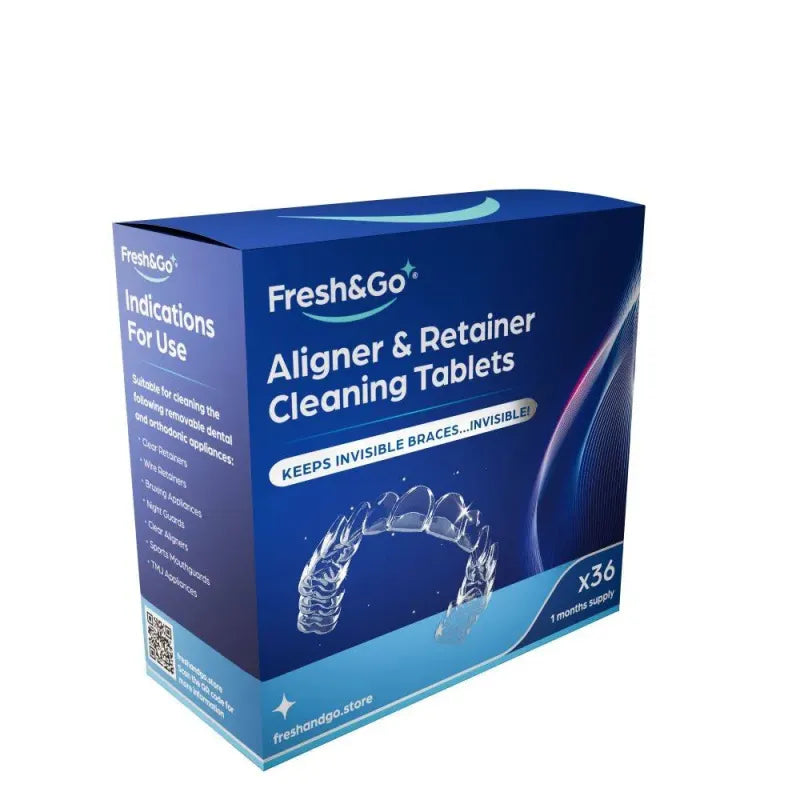 Fresh & Go Retainer Cleaning Tablets (36 One Month) (Pack of 6)