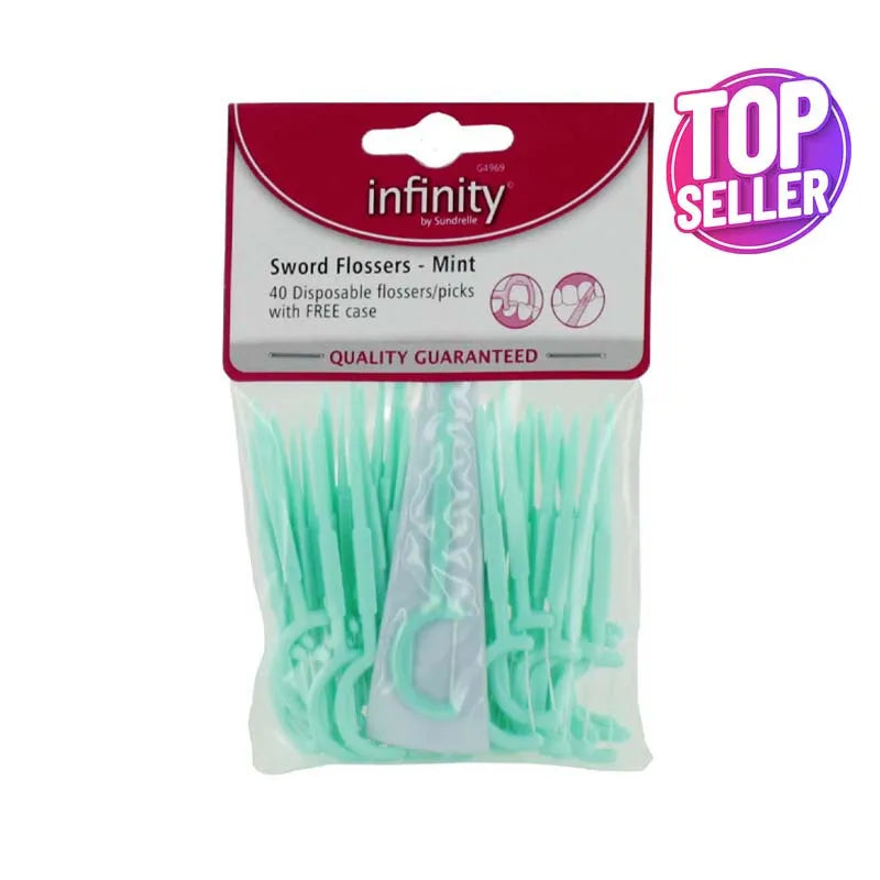 Infinity Dental Flossers Mint (Pack of 12)
