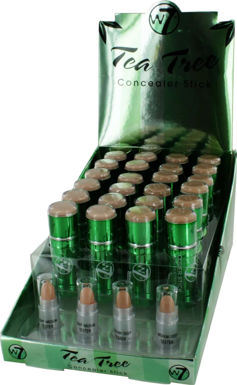 W7 Tea Tree Witch Hazel Concealer Stick X24 (Pack of 24)