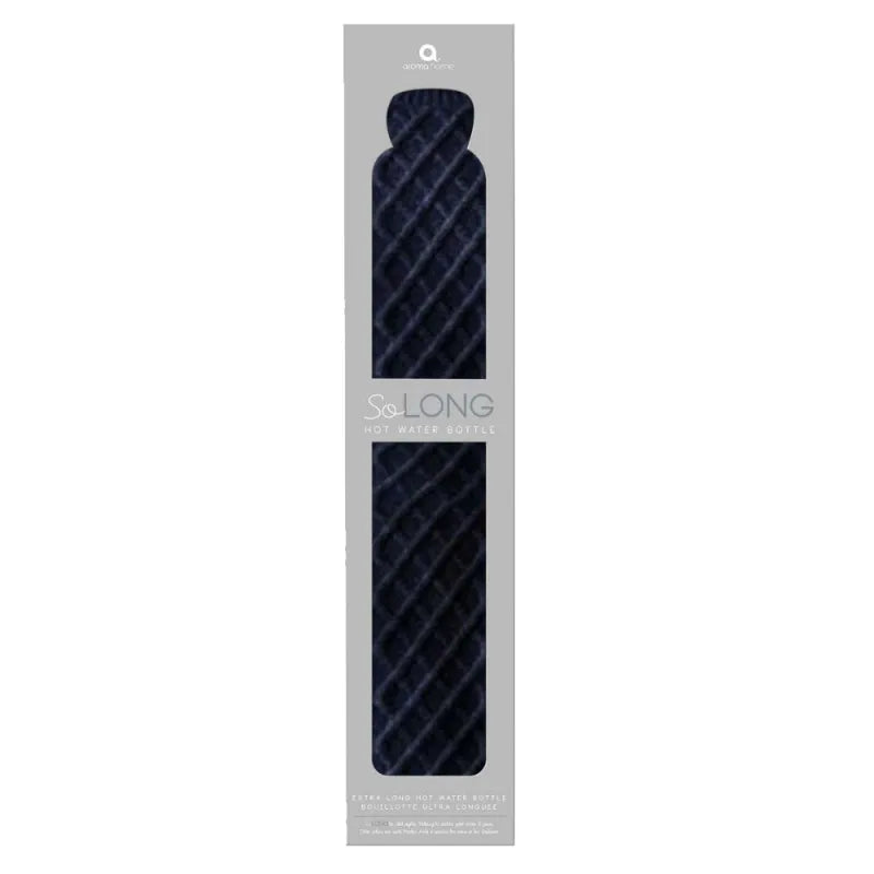 So Long Blue Knit Long Hot Water Bottle Boxed***Special (Pack of 3)