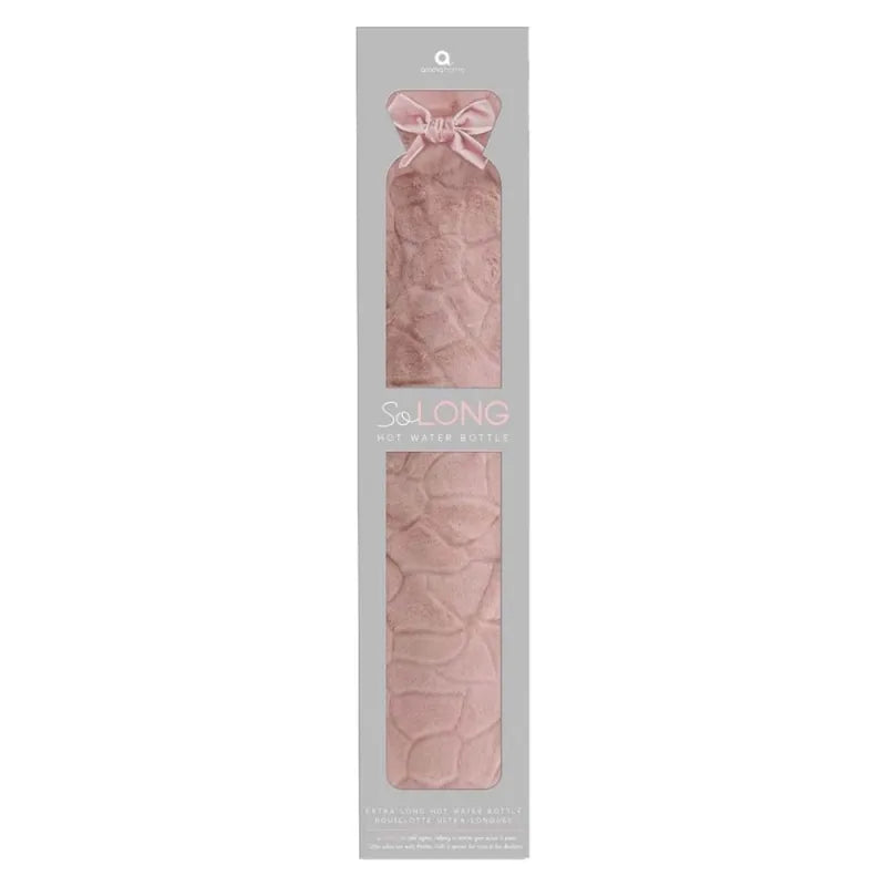 So Long Pink Fur Long Hot Water Bottle Boxed***Special (Pack of 3)