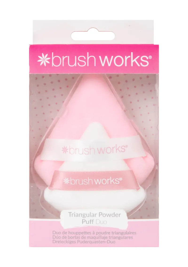 Brush Works Triangular Powder Puff (Pack of 6)