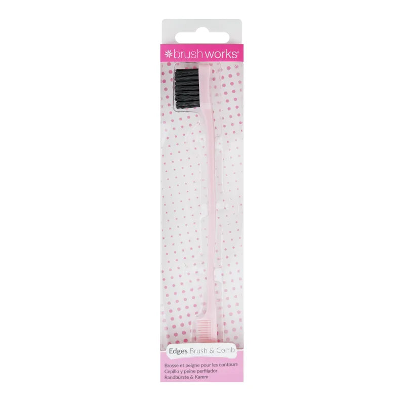 Brush Works Edges Brush & Comb 52 56 436 (Pack of 6)