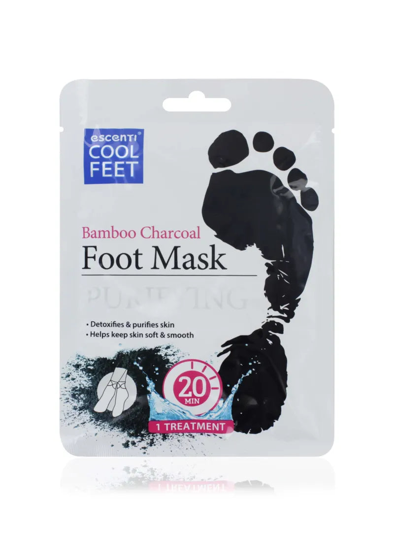Escenti Charcoal Foot Mask Esc 1012 (Pack of 12)