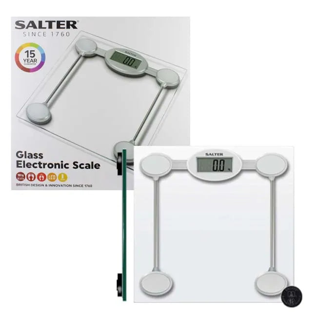 9018S Sv3Rcfeu16 Salter Glass Weighting Scales (Pack of 3)
