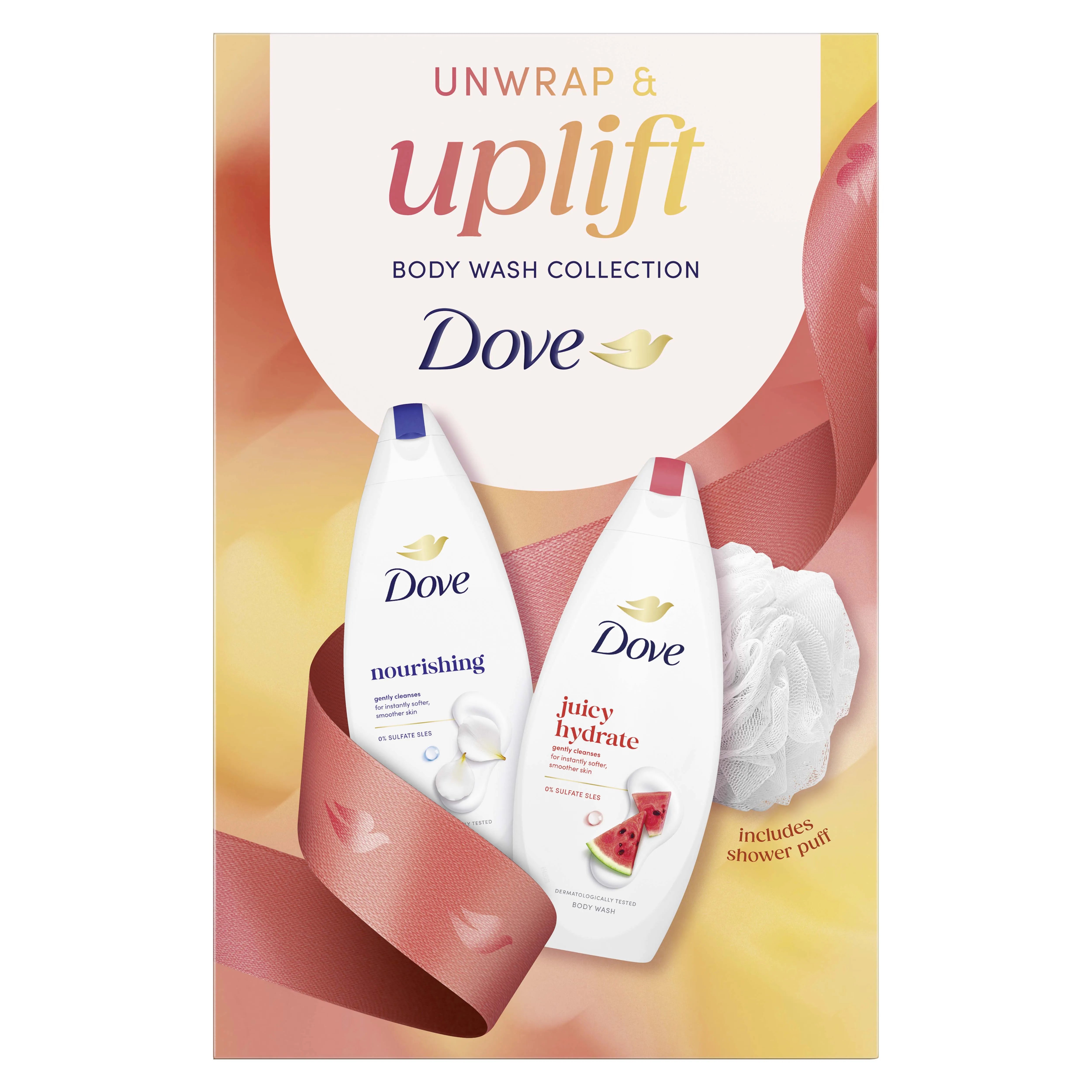 Dove Uplift Bodywash Collection Gift Set X 3 (Pack of 3)
