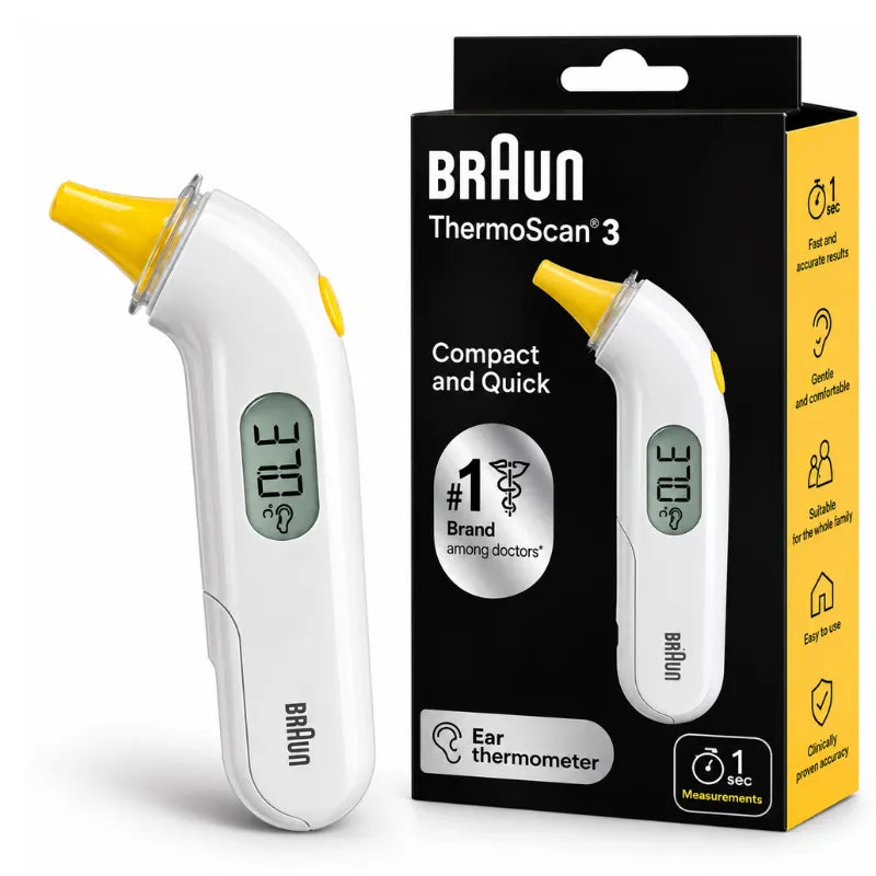 Braun Thermoscan Ear Thermometer – health monitor